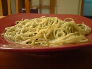 Espaguetis con Ajo