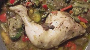 Como hacer Pollo con verduras en Varoma
