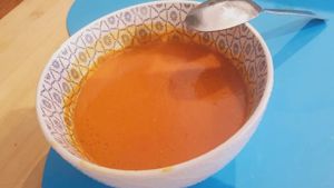 Como hacer Sopa de pimiento rojo